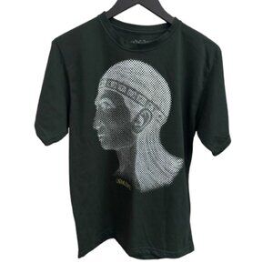 Galeano Green Graphic‎ T Shirt Mens Medium Cotton Ethical Brand